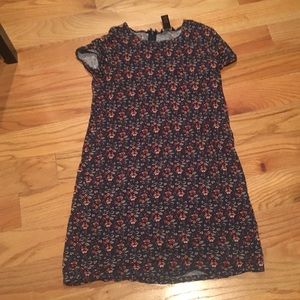 Girls Floral T shirt Dress